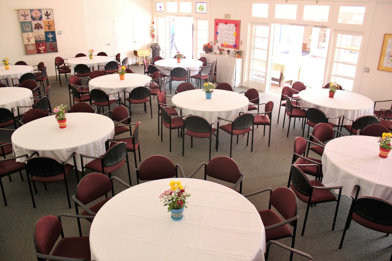 Fellowship Hall - 10 tables